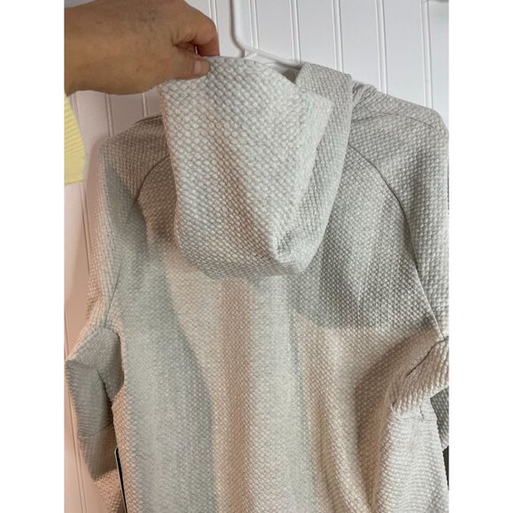 Lululemon Textured Double-Knit Cotton Hoodie Classic Fit Four-Way Stretch - Picture 15 of 16